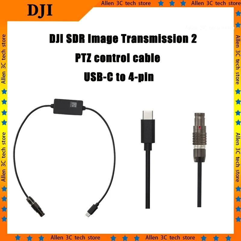 For DJI SDR Transmission 2 Gimbal Control Cable Usb C To 4 Pin DJI SDR Transmission 2 Accessory For Camera Gimbal Use