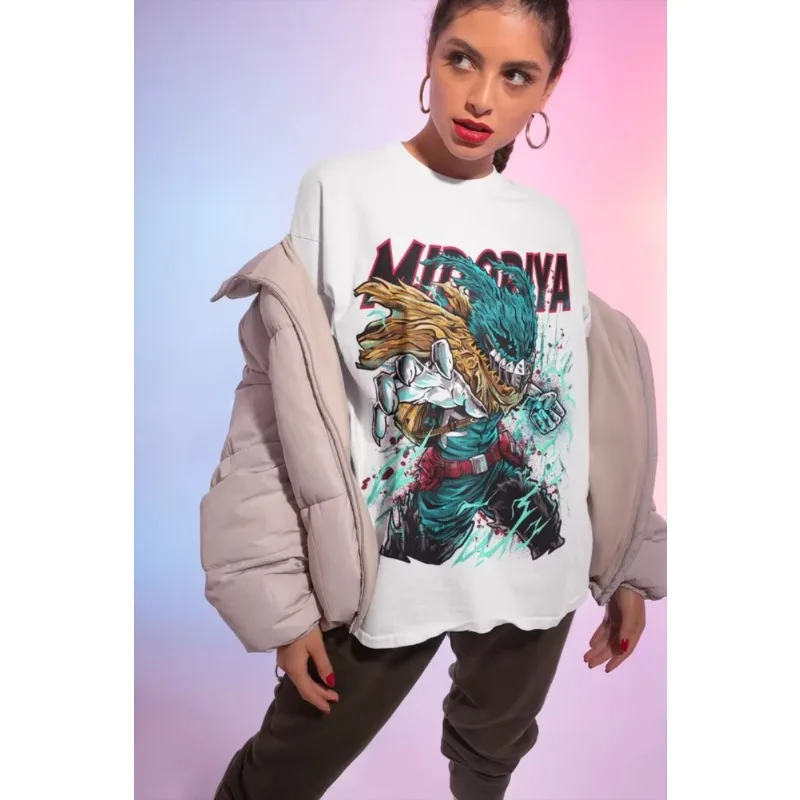 

Футболка Deku All Might Boku No Hero Academia Katsuki Midoriya Shoto Dabi, футболки с графическим рисунком, женская одежда больших размеров