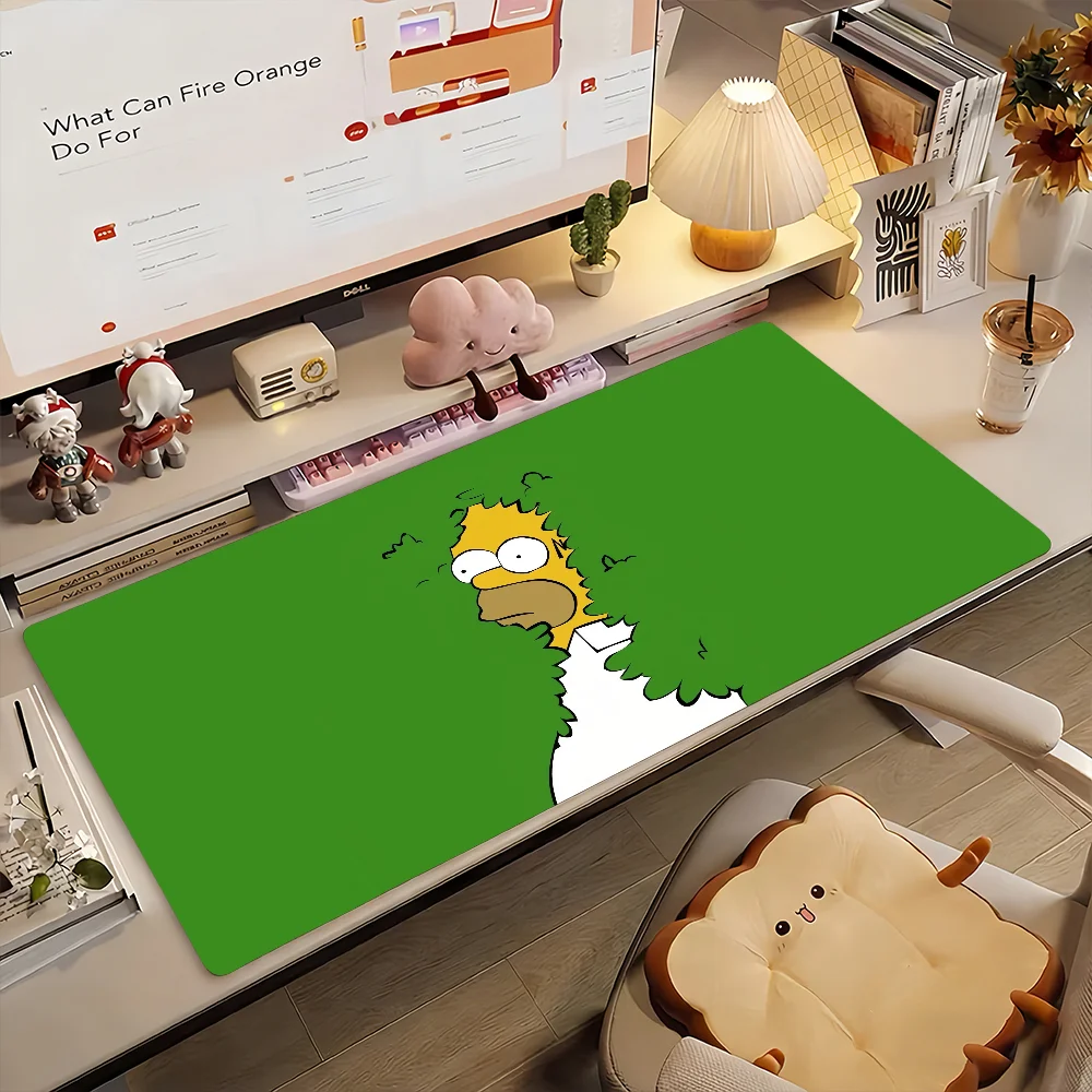 Cartoon The S-Simpsons-S Mouse Pad Non-slip Rubber Gamer Balance Computer Mat Decoracion Deskmat Laptop Office Large
