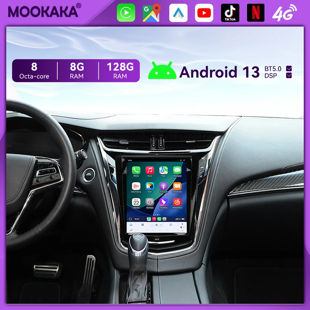 Android Smart Radio For Cadillac ATS CTS SRX Escalada 2014~2018 Multimedia GPS Navigation Car Stereo Receiver player Head Unit
