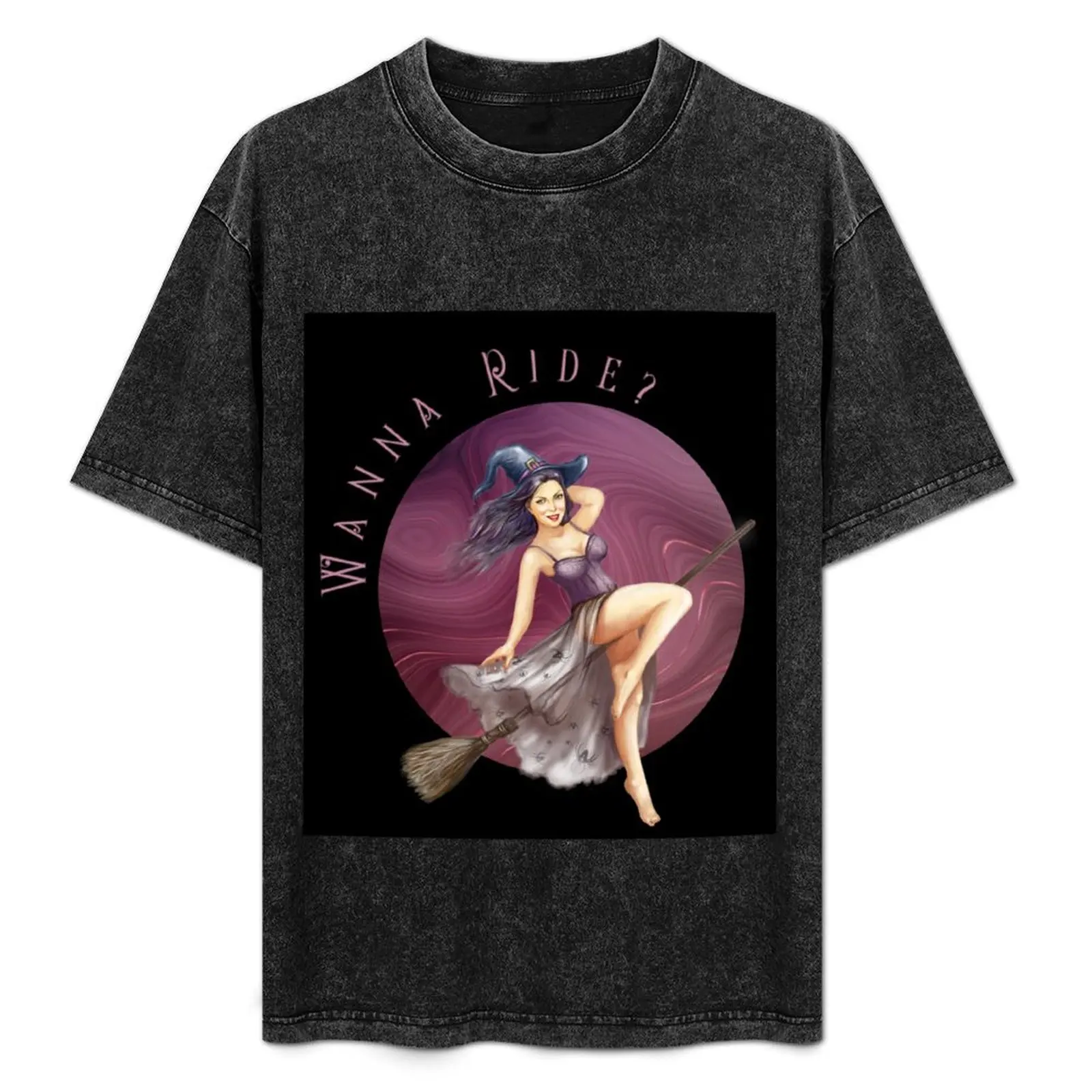 Pin Up Witch, Pin Up girl, Halloween T-Shirt Lightweight Running Sports T-Shirt