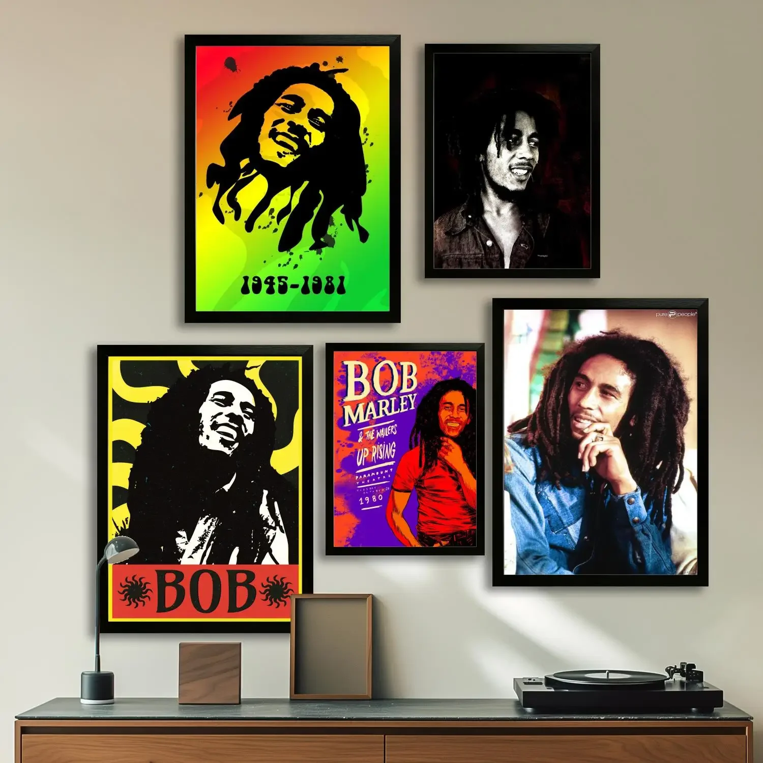 bob marley Canvas Art Poster and Wall Art, Picture Print, Modern Family, Bedroom Decor, Posters,Decorative painting