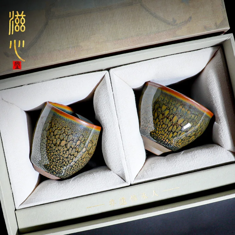 Zixin Tang Wu Jiwang Huainan Jianzhan Pai Master Single Cup Kung Fu Tea Set Home High End