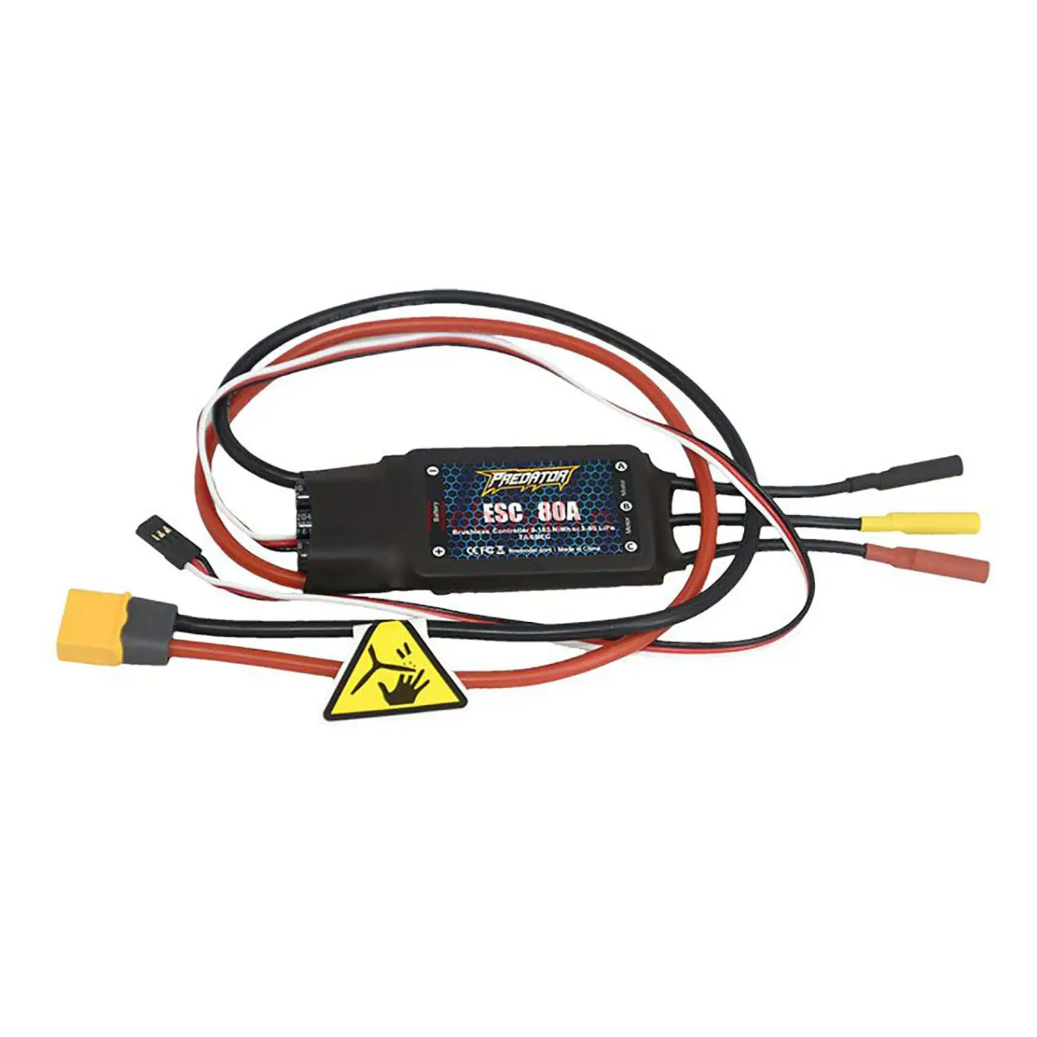 FMS HOBBY PRESC023 XT60 plug 80A Brushless ESC 7A SBEC YAK130 V2 Avanti V3 1.7m P51 F4U V3 70mm Viper