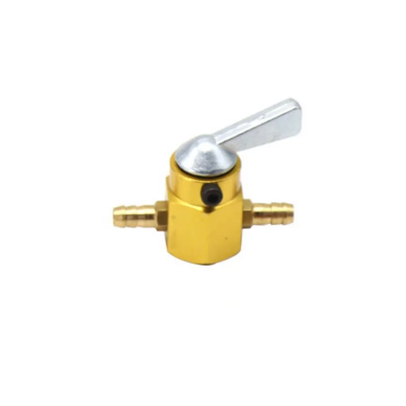 Motorcycle Fuel Petcock Switch Gal Tap 8mm Gold 5-16 Inline for Dirt Pit Bike ATV Quad Buggy Such As YAMAHA PY50