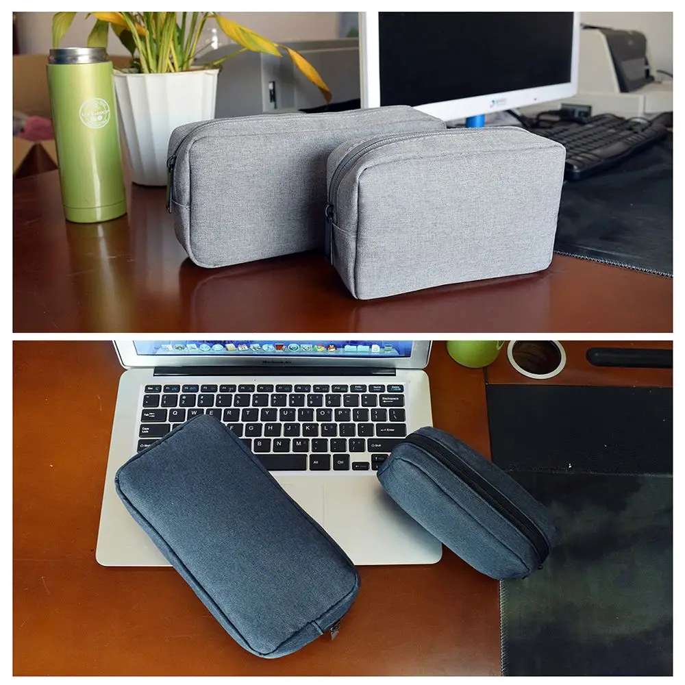 Travel HDD USB Cable Earphone Makeup Cover Storage Bag Gadget Devices Pouch Digital Accessories