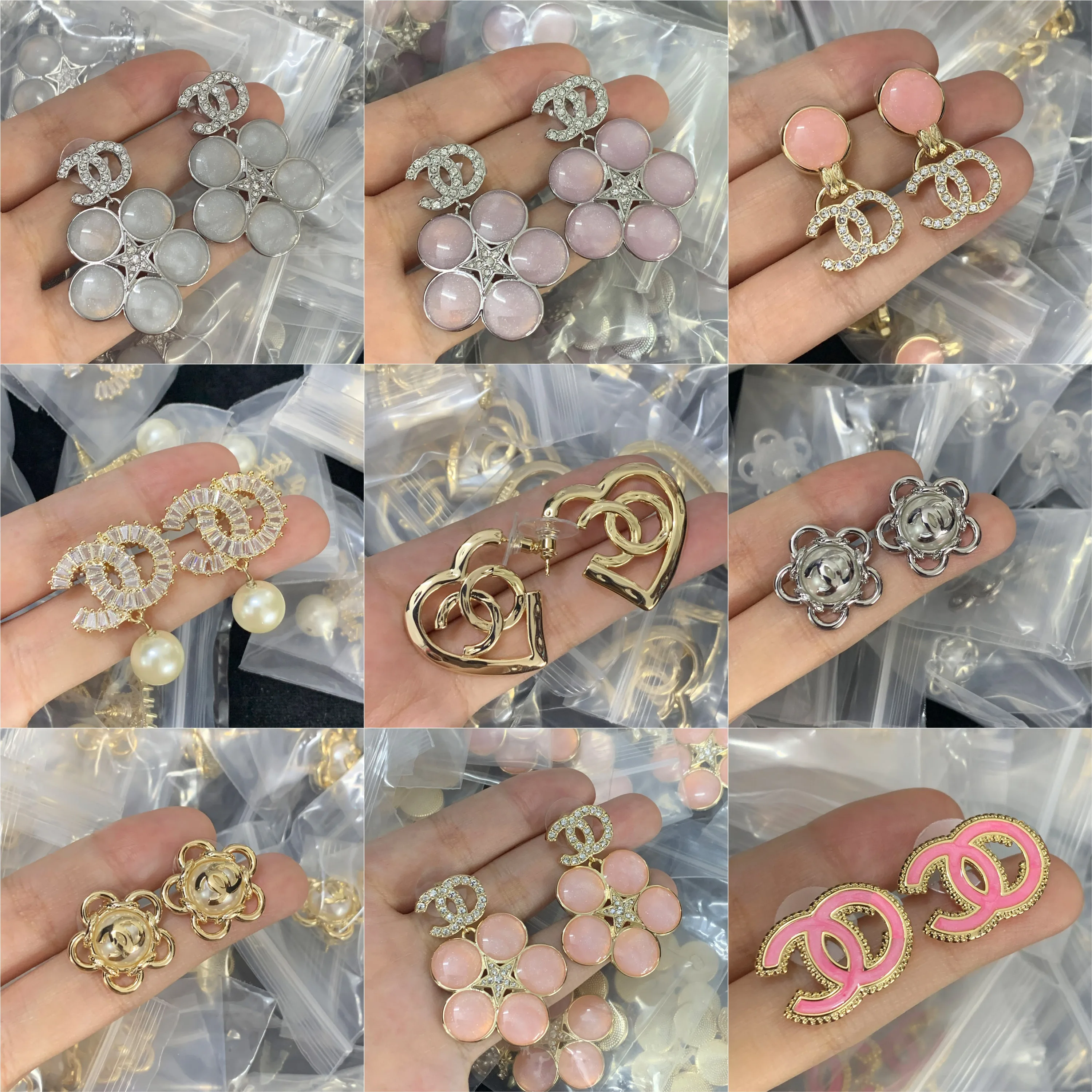 

2026 new Chan stud earrings double C all match design easy daily outfit collocation, affordable price