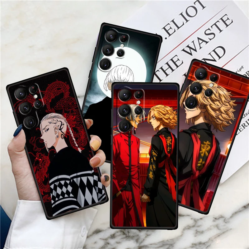 

Tokyo Revengers Cool Art Anime For Samsung Galaxy S24 S23 S22 S21 S20 FE S10 S10E Plus Ultra Pro Lite 5G Black Back Phone Case