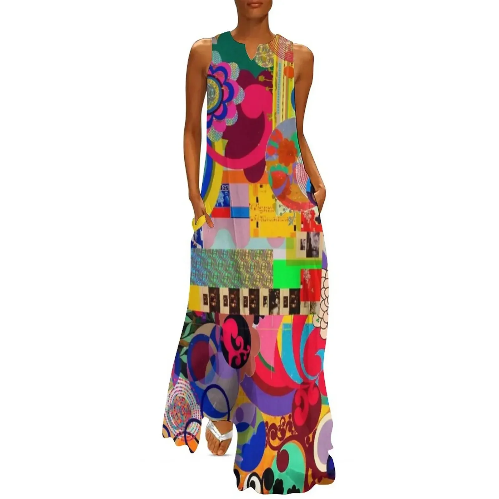 

Beatriz Milhazes Long Dress Casual dresses women party dresses Long dresses dress for women summer Dress