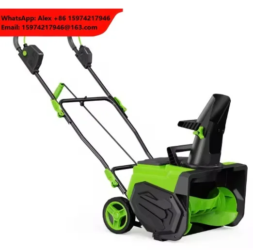 Cordless Snowplow With Charging Capacity Hand-pushed Lithium Battery DIY Snow Thrower
