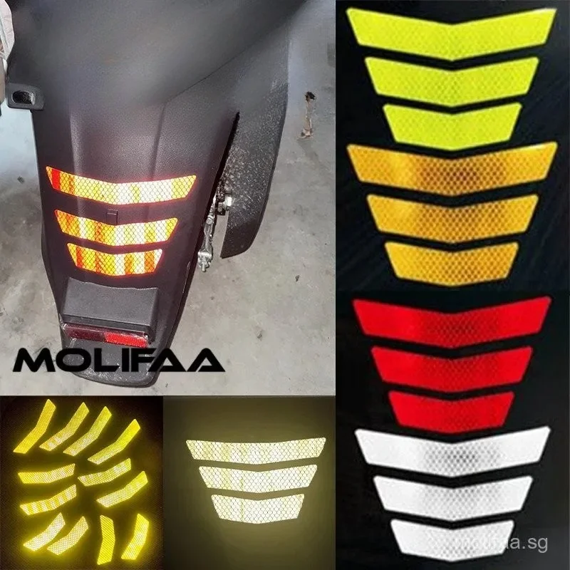 

Motorcycle Reflective Sticker For SYM ADXTG 400 Rear Mudguard Front Fenders Windshield Warning Mark DIY Body Sticker Accessories