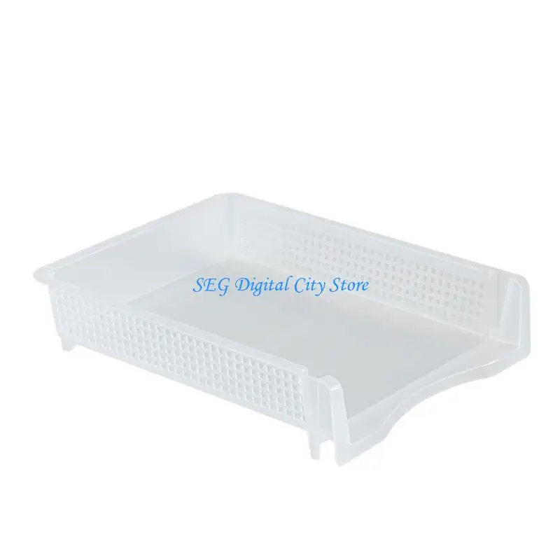 U75B Stacking Document Tray Stackable Paper Letter Tray Desk Organizers Vertical Horizontal File Letter Tray Mail Baskets - view 5