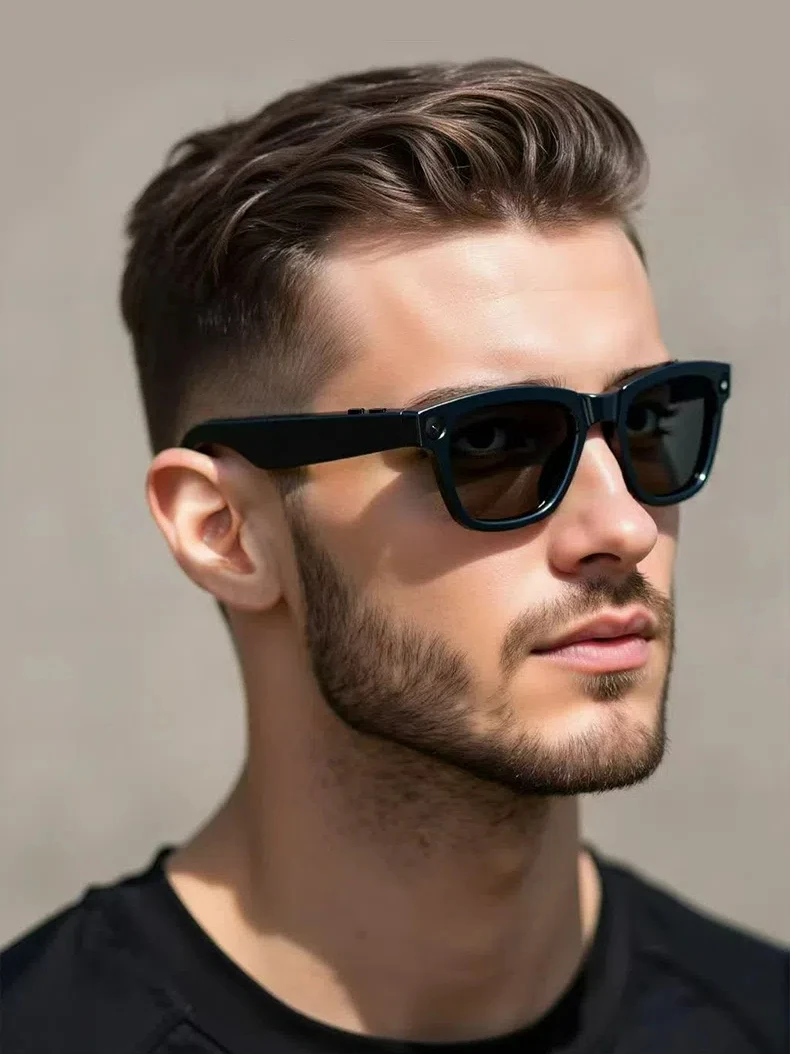 

Smart AI sunglasses with camera Polarized sunglasses Bluetooth Music 500W Anti Blue