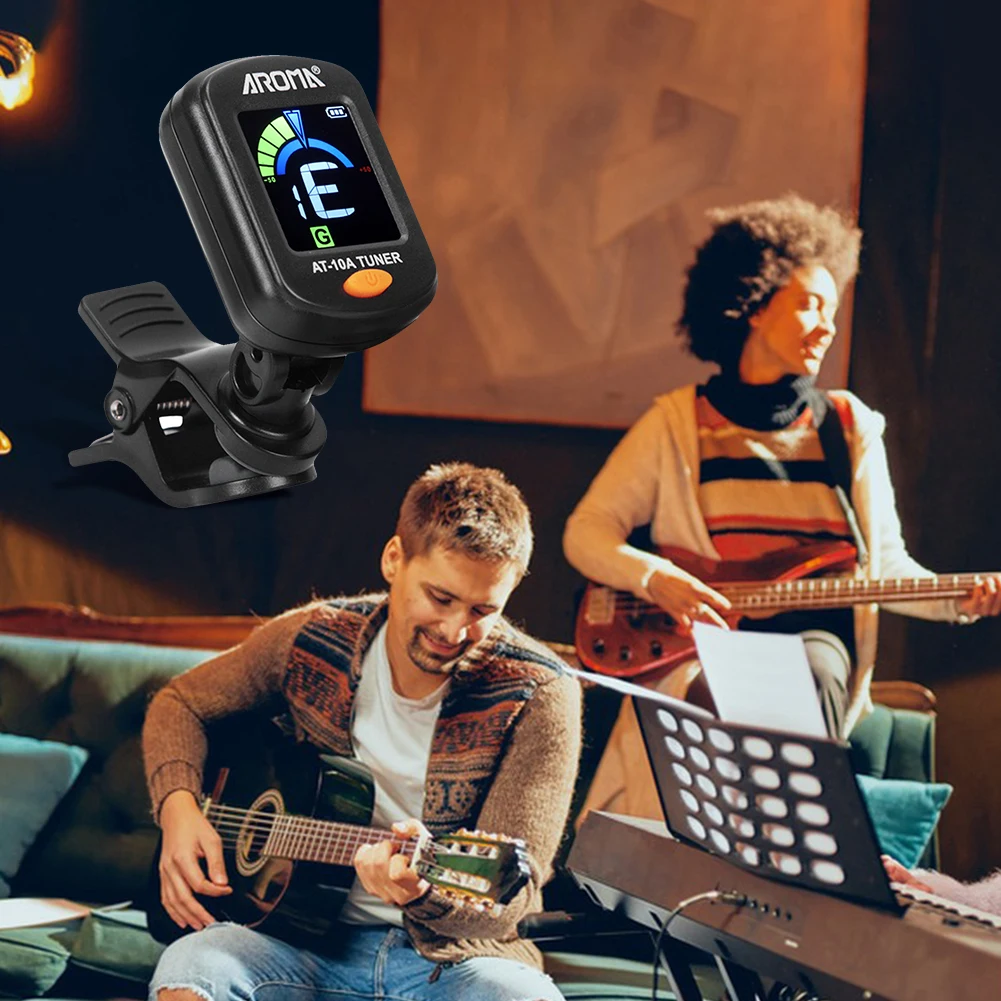 Цифровой электронный тюнер для – обзор и цена Guitar Tuner Clip