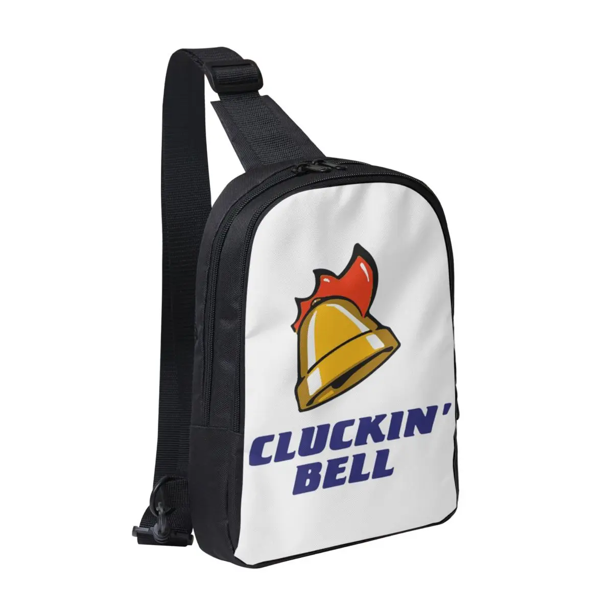 

Cluckin Bell GTA San Andreas Chest Bag Men Sling Crossbody Backpack Chest Bag Traveling Hiking Daypack Shoulder Bag