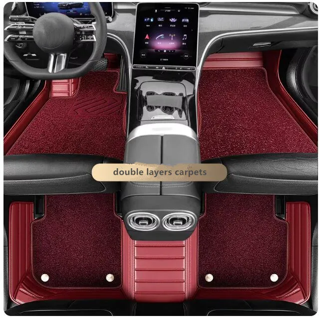 

Специальные автомобильные коврики на заказ для Mercedes Benz GLC Coupe C254 2026-2023. Коврики высшего качества, прочные, нескользящие, двухслойные.