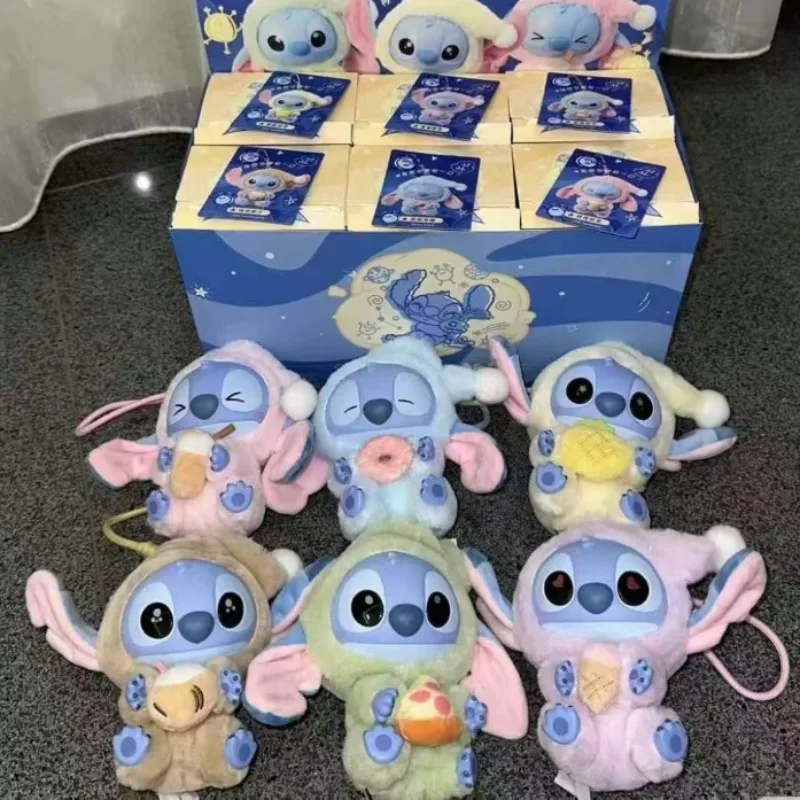 @@Stitch ~Mystery Box~ Plush Dolls ~Cute Ornament Surprise Toys Gifts New Stitch Eat Something Before Sleep Series