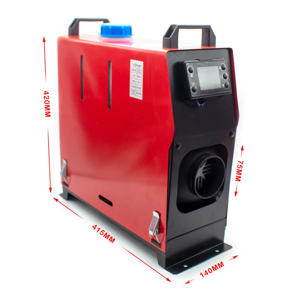 Calentador de aire diésel para coche de 12V, todo en uno con silenciador para coche, autobús, remolque, RV, varios vehículos diésel, calentador de estacionamiento de 5KW
