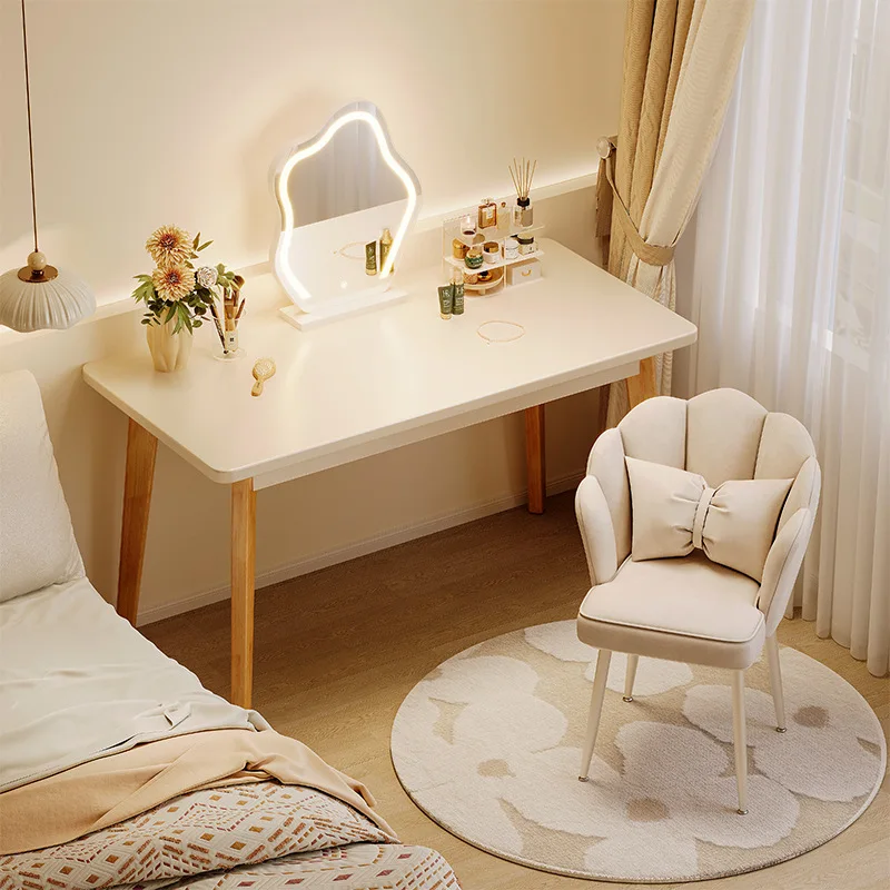 

Wooden desk, makeup table, bedroom, household bedside, girls' small table, dresser, integrated student learning computer desk