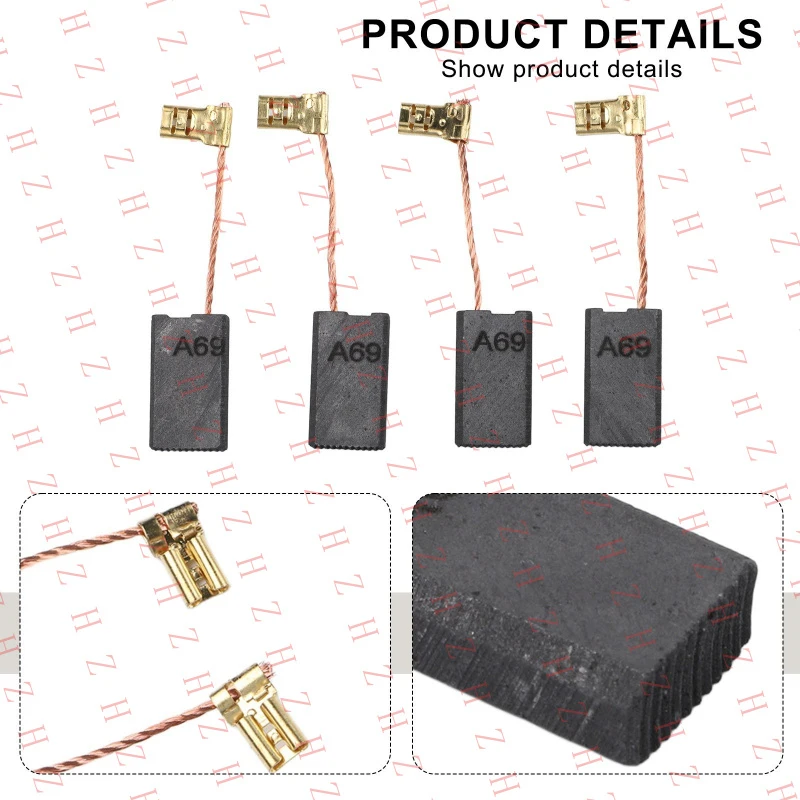 

Комплект высококачественных угольных щеток U+ для GBH5400, GBH538 X, GSH38, GBH540D, GSH500 A69 (Минимальный заказ 10 штук)