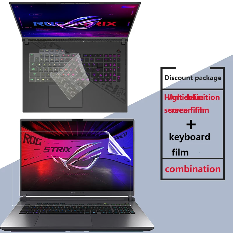 2025年 ROG Strix SCAR 18 G835 ノートパソコン用画面保護フィルム 18インチ G815 キーボードフィルム G814 HD強化フィルム 画面保護