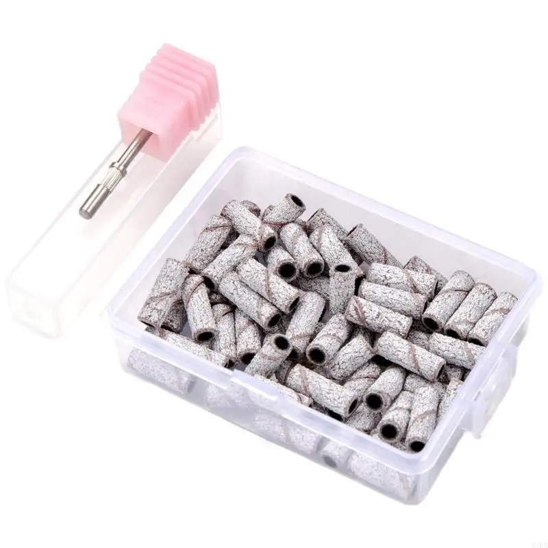 Q1FBスモールサンディングバンド80/120/150/180/240グリッツネイルドリルサンディングバンドのグリッツアクリルネイルズアクセサリー用サンディングバンド