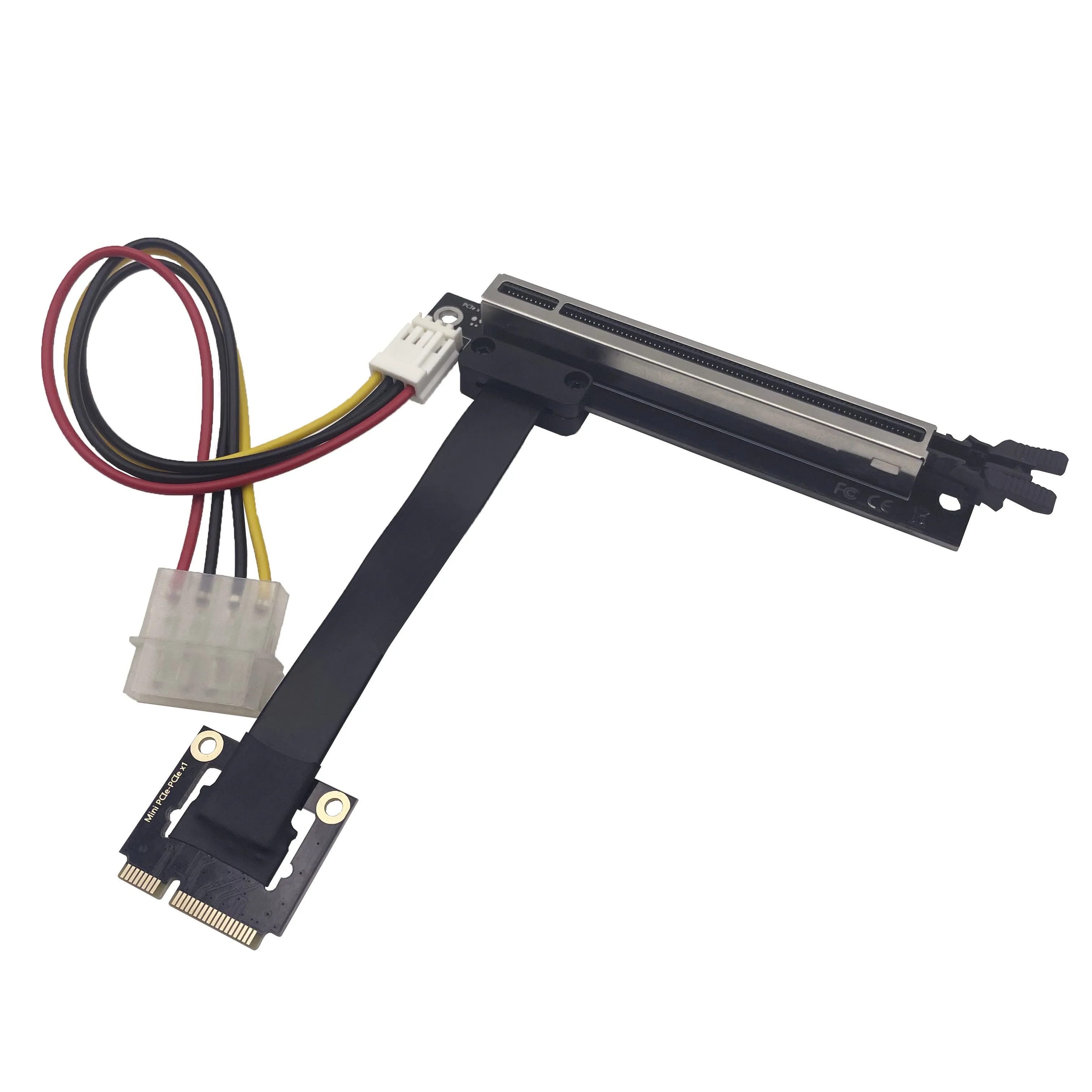 

3.0 PCIe Riser Card 1x to 16x Adapter No Need USB with Power Cable PCI-E x1 x16 GPU Riser Adapter for Add On Cards Computer