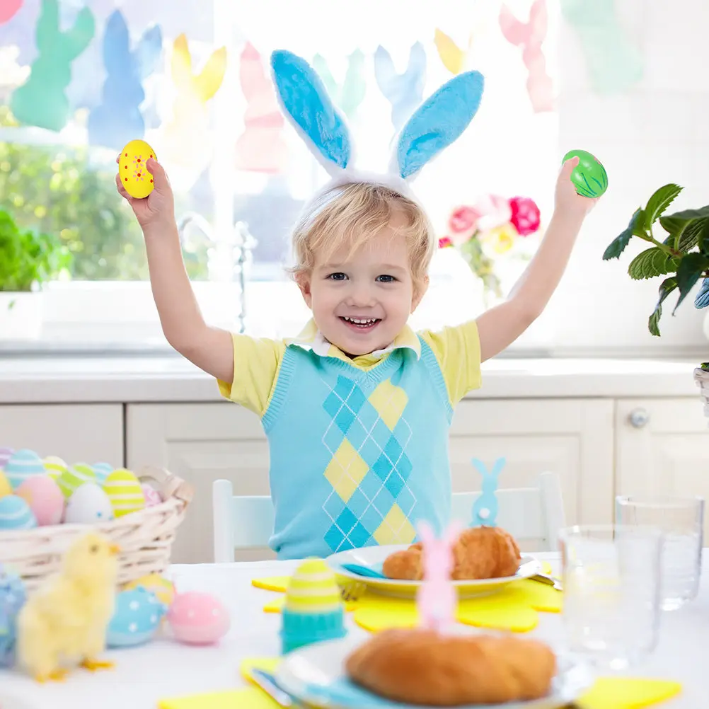 

Набор из 6 деревянных музыкальных яиц-шейкеров для детей: безопасная игрушка из натурального дерева для поиска пасхальных яиц, развития моторики и музыкального восприятия у малышей