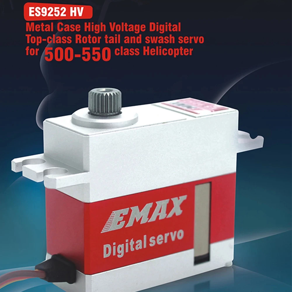 EXMA ES9252HV Servo Hollow Cup Motor All Metal Digital with Bearing for 500-550 Helicopters Rotor Tail