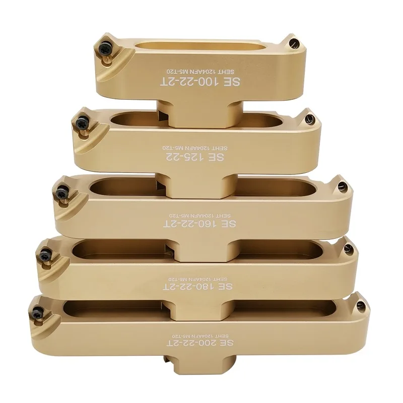 Bridge BAP 400R 50 22 27 AP SE Milling Cutters Tools 90° KM12  APKT1604 SEHT1204 two edged aluminum alloy milling cutter head
