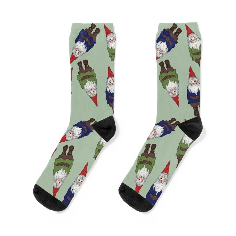 Blushing Garden Gnome Friends Socks FASHION kawaii Men Socks Luxury Brand Women's