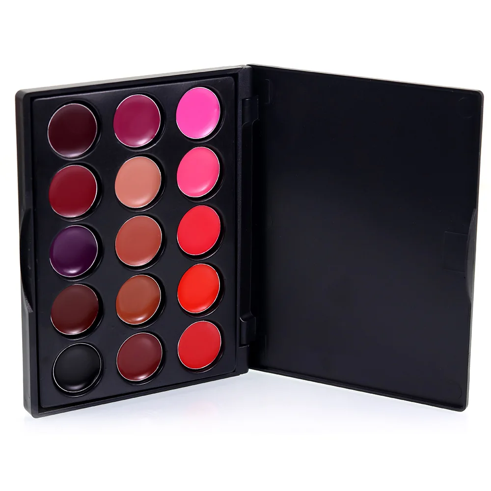 15-Farben-Matt-Lippenstift-Palette-Set, langlebig, wasserdicht, Lipgloss, koreanische Kosmetik, Damen-Make-up, Lippentönung, Schönheit, Lippenfleck