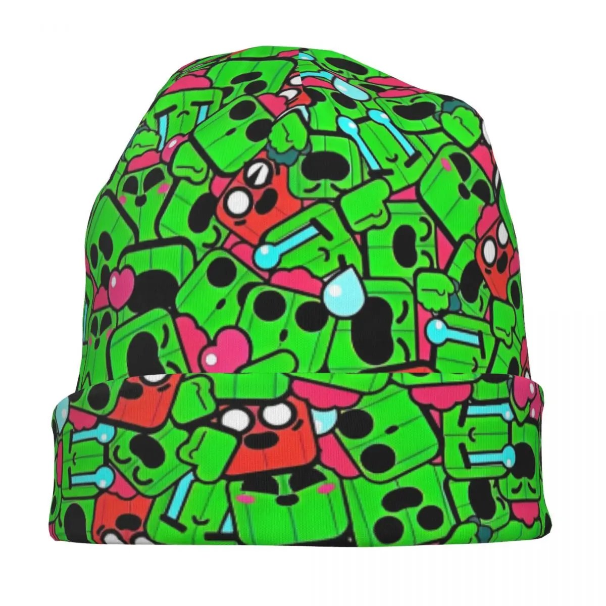 Brawling-Heros Games Spike Bonnet Hats Autumn Winter Outdoor Skullies Beanies Hats for Men Women Summer Dual-use Caps