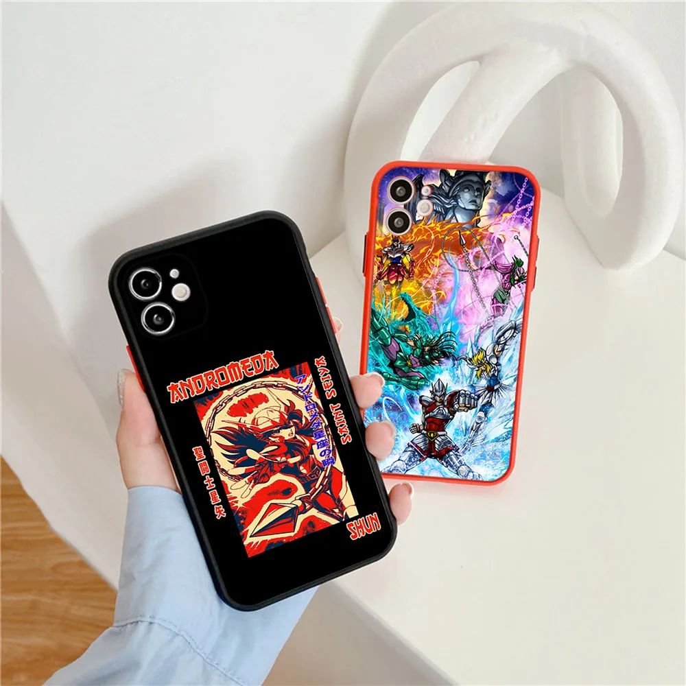 Coque de téléphone transparente Anime, Saint Seiya, Aquila Yuna, Funda, iPhone 16, 14, 13, 15 Pro Max, 8, 7 Plus, 12, 11 Mini, Poly X, SE, 256