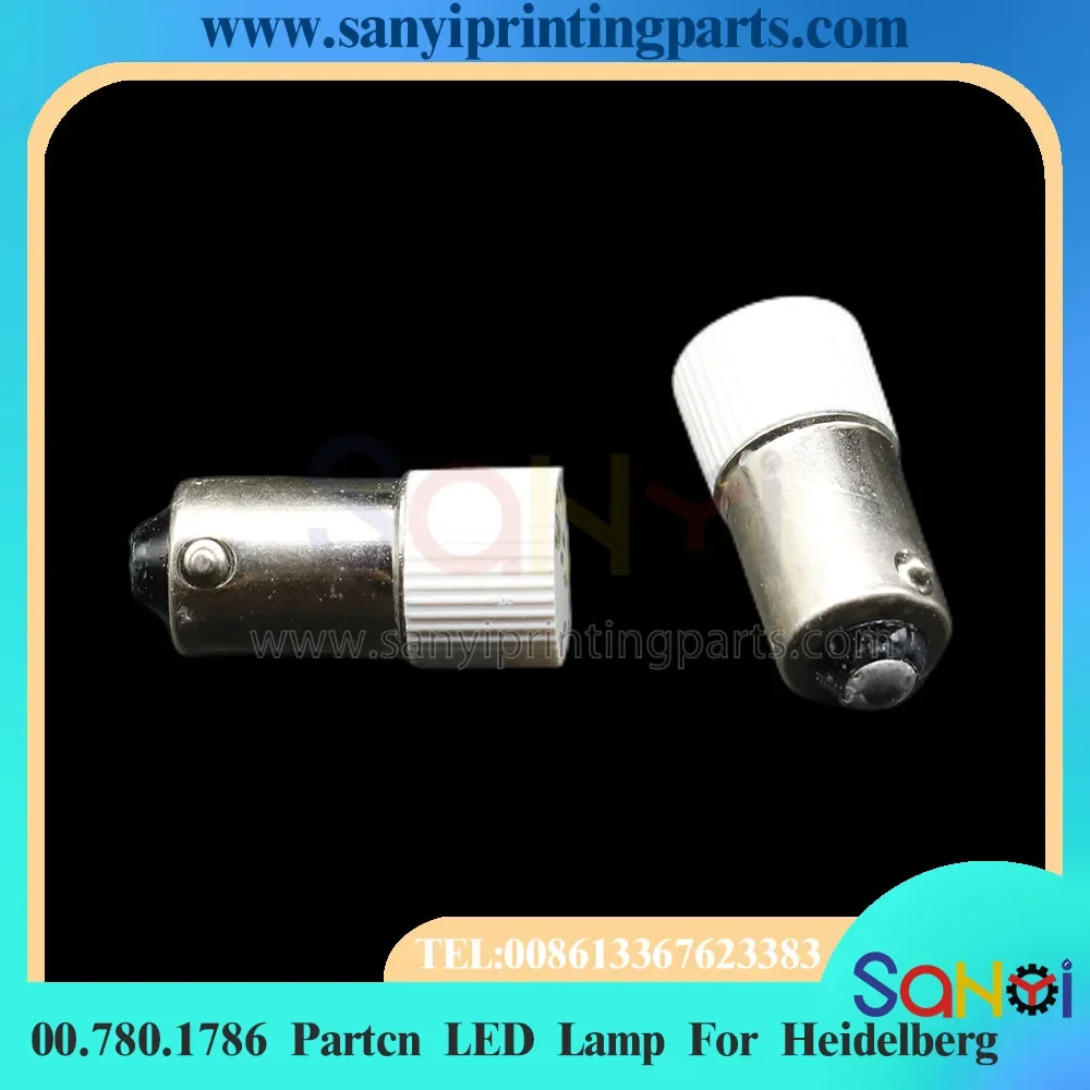 1/5/10 Pieces Heidelberg Printing LED Lamp 00.780.1786 24V 1.2W For SM74 GTO52 SM102 CD102 Machine Parts