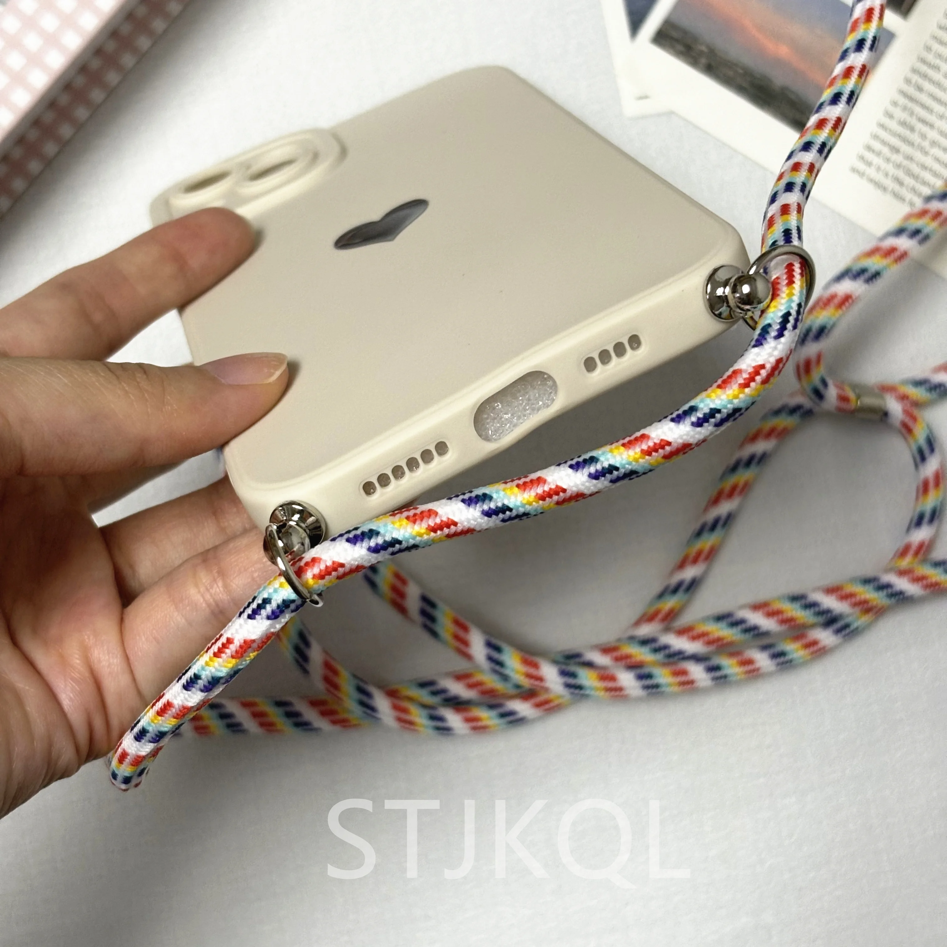 Crossbody Necklace Strap Lanyard Cord Phone Case For Samsung Galaxy A10 A20 A20e A30s A40 A50 A70 A31 A41 A81 A7 2018 A91 Cover