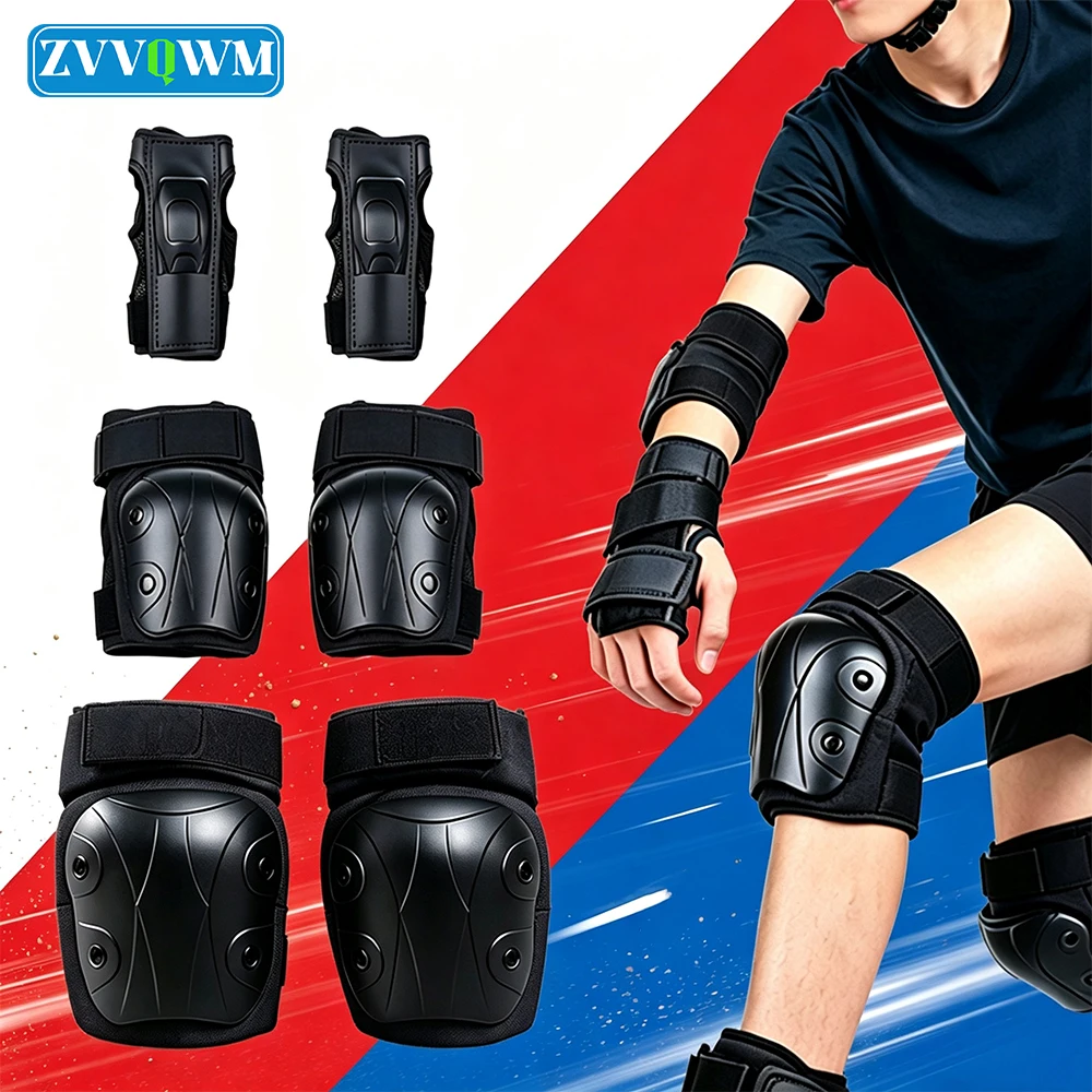 Mountain Biking Elbow Pads - Set di 6 Pezzi Protezioni per