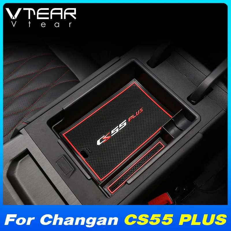 

Vtear Car Inner Center Console Armrest Storage Box Accessories Interior Organizer Decoration Parts For Changan CS55 PLUS 2024