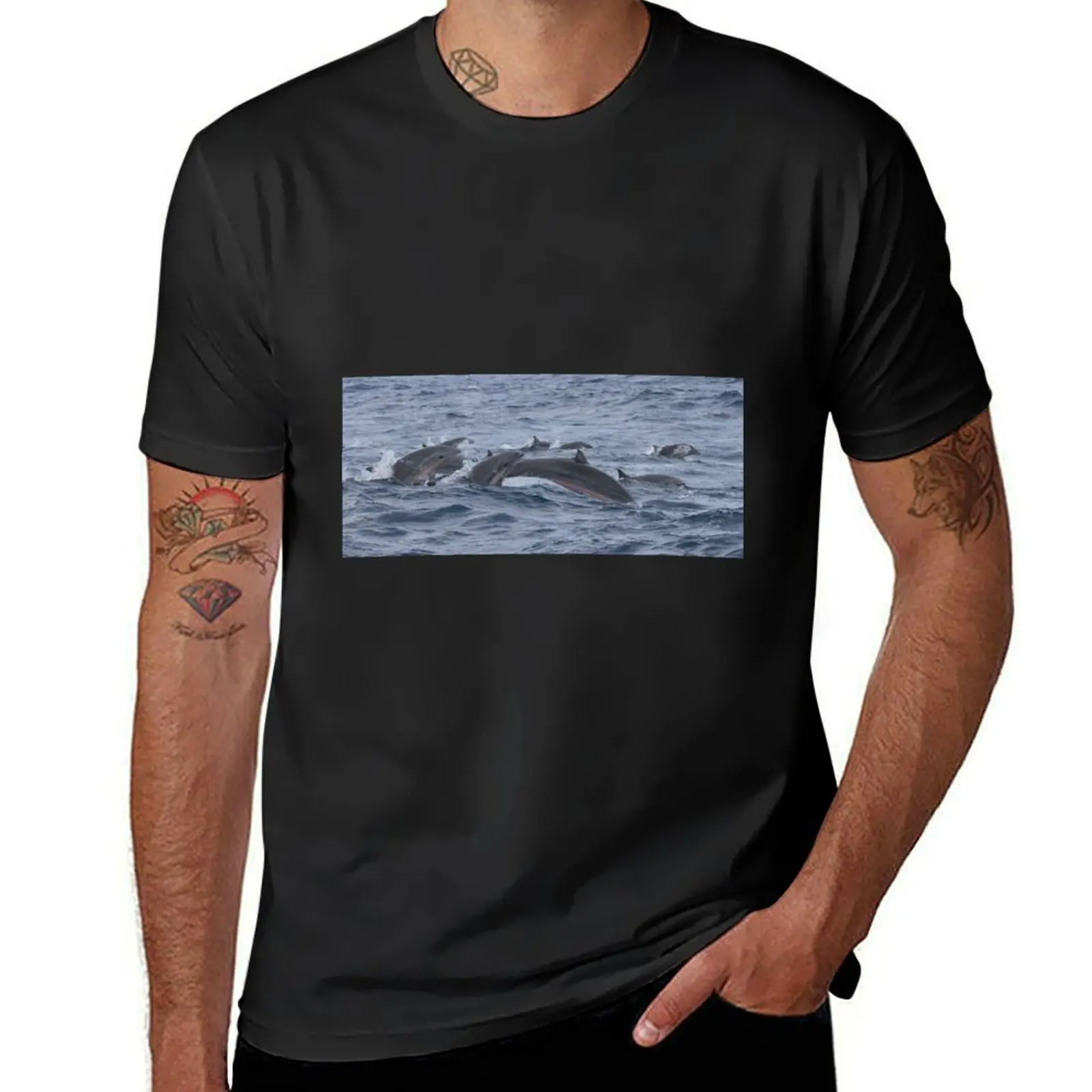 

Fraser's Dolphins T-Shirt summer top anime clothes for men