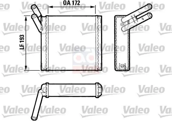 Store code: 883520 for heater radiator CX air conditioning BINEK (imported)