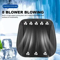 Universal Car Seat Summer Cool Air Seat Cushion With USB Fan Fast Blowing Ventilation Seat Cooling Refrigerated Car Seat
