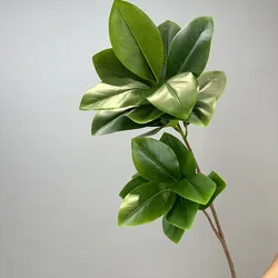 39in Tall Green Faux Banyan Trees Fake Plants Artificial Magnolia Tree Plastic Rubber Leaves For Home Garden Shop Party Decor