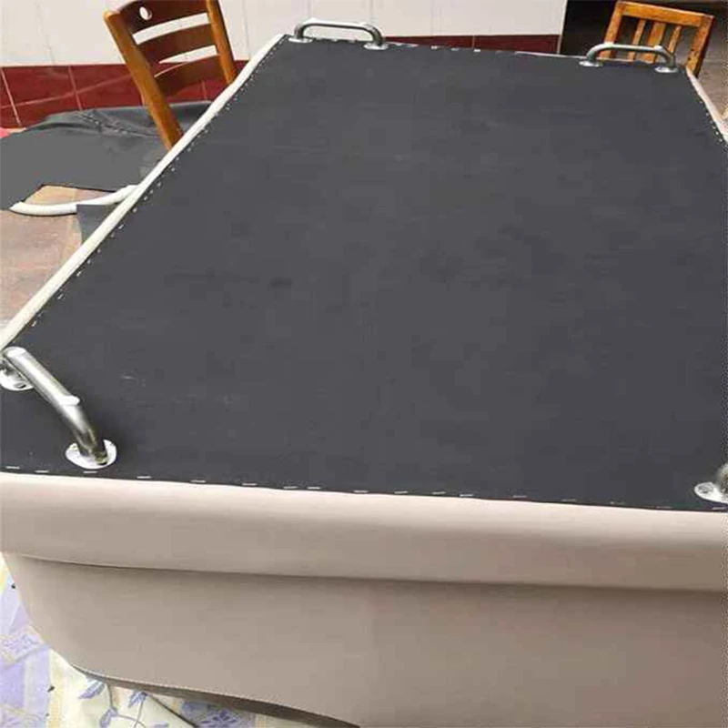 90 x 100 cm schwarzer Staubschutzstoff für Stühle, Sofas, Matratzen, Bodenabdeckung, Mehrzweckstoff, dicker Polster-Bodentuch, schwarz – Detail 10