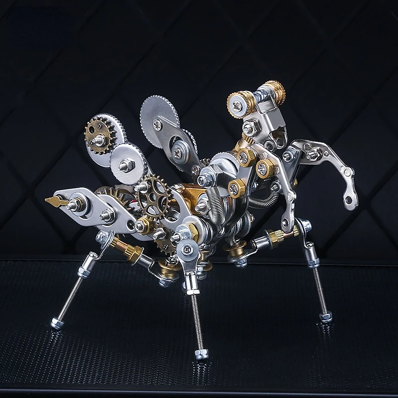 

Prayer Bugs 3D Metal Puzzle Mechanical Insects Styling Models Kits Manual DIY Assembled Jigsaw Birthdays Gifts for Kids Adults