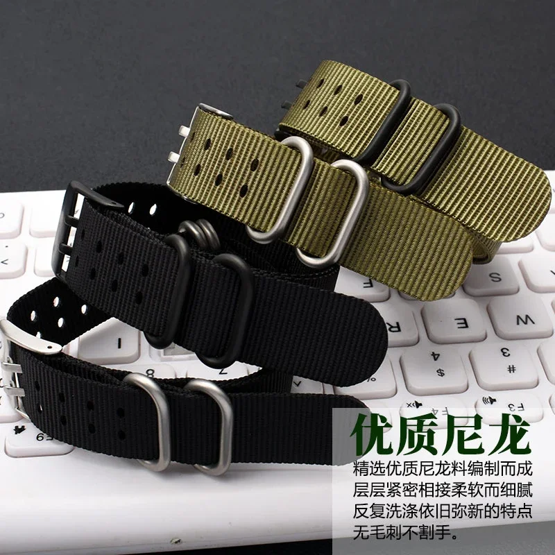 Nylon watch strap 22mm 23mm watch band waterproof sport for luminox watchbands nato strap fashion bracelet bracelet for men