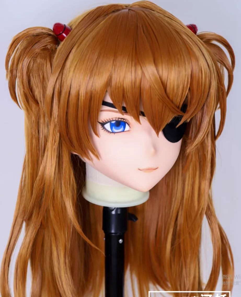 C-58-65 personalizza Full Head Resin Cartoon Cosplay personaggio giapponese Anime Role Play Crossdress Kigurumi Mask con guscio posteriore