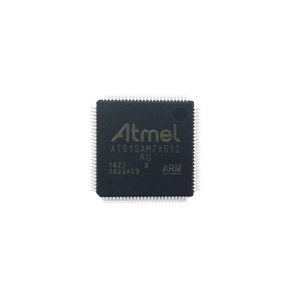 AT91SAM7X512-AU New Original IC LQFP-100 ARM Microcontrollers - MCU 512kB Flash 128kB SRAM 55MHz 4 PWM