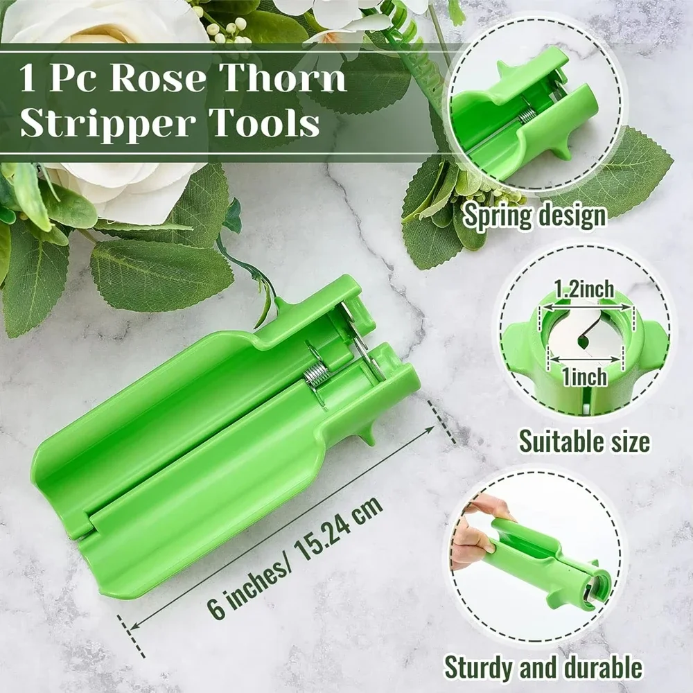 Save Effort Rose Thorn Remover Plant Stripping Tool Rose Cleaner Tool Rose Stripper Stem Cleaner Thorn Remover Rose Thorn Pliers