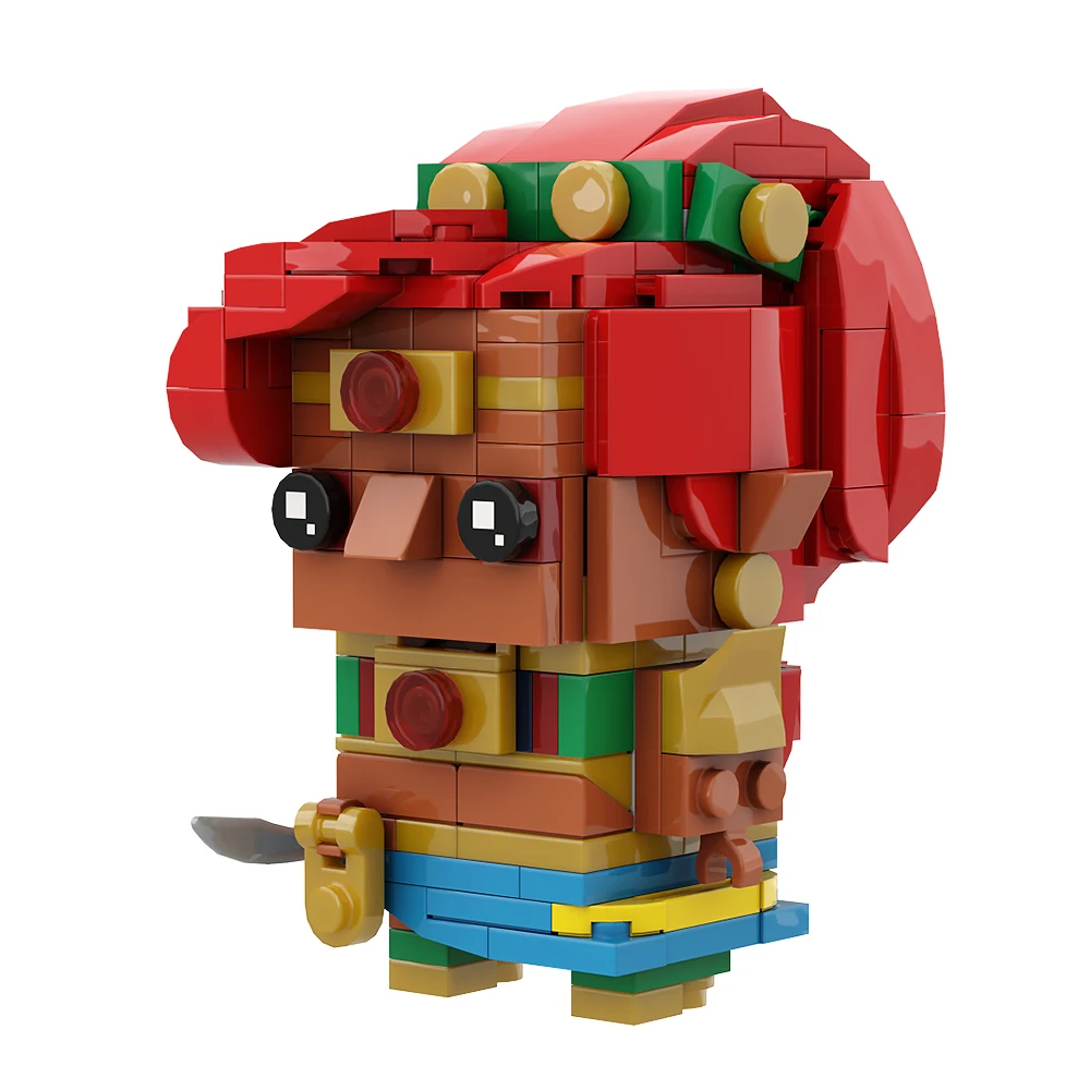 Bloques de construcción de la serie MOC Zeldaed Brickheadz para niños, juguete de montaje creativo, figuras de acción, juego de princesa ghirim, regalo para niños