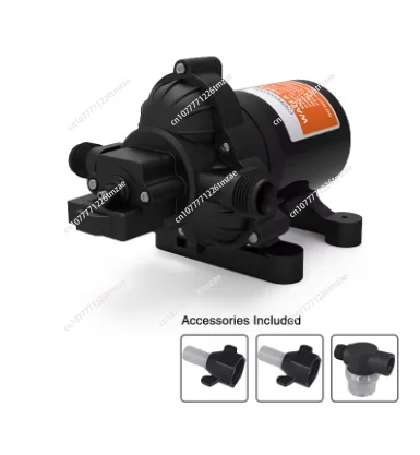 Chamber Reciprocating Water Pump 12V 45PSI 2.8/3.0 GPM Self Priming Marine Diaphragm Pump Caravan Boat RV Camper